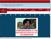 Tablet Screenshot of newboston4thofjuly.org